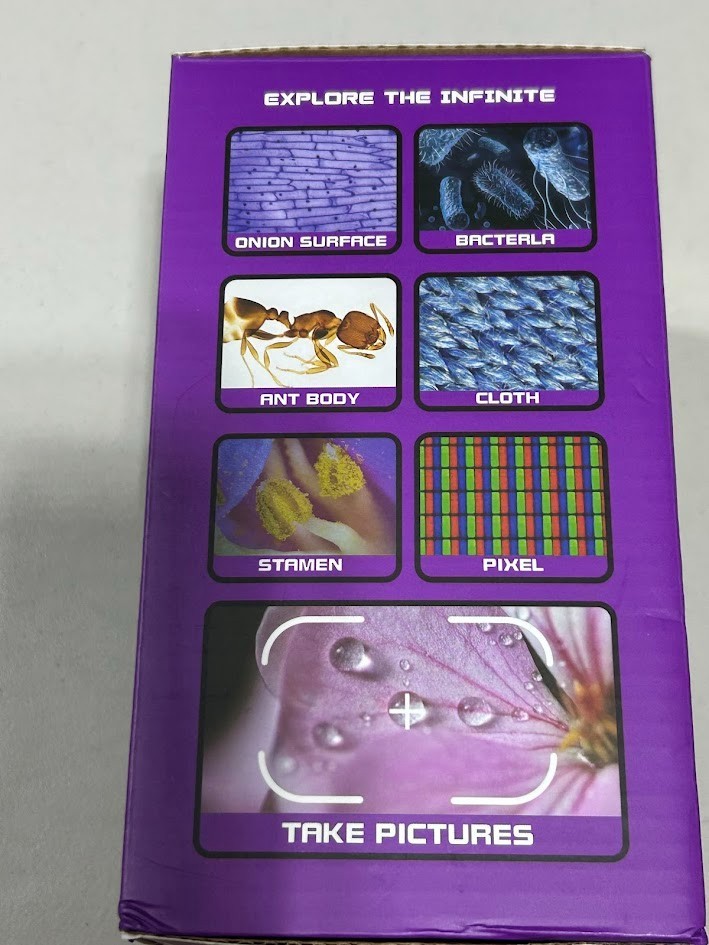 Koolpte Electron Microscope 2" HD Screen, Take Pictures & Videos Ages 8+