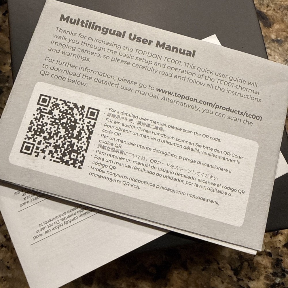 TOPDON TCView USB Type-C Thermal Imaging Camera Accessory for USB Type-C Devices