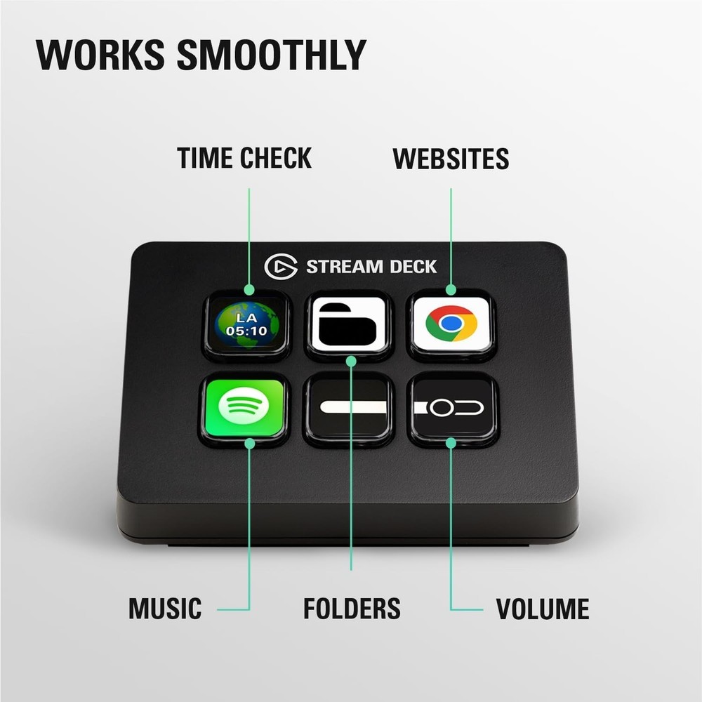 Stream Deck Mini – Control Zoom, Teams, PowerPoint, MS Office and Boost Produ...