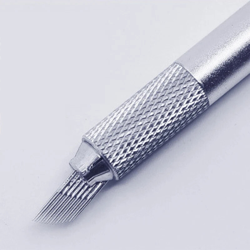 Microblading Needles 1/2/3 Rows Permanent Makeup Tattoo Needle Blade for Eyebrow
