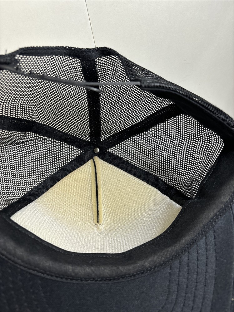 Freemyer Company Hat Black Adjustable Snapback Cap Foam Mesh