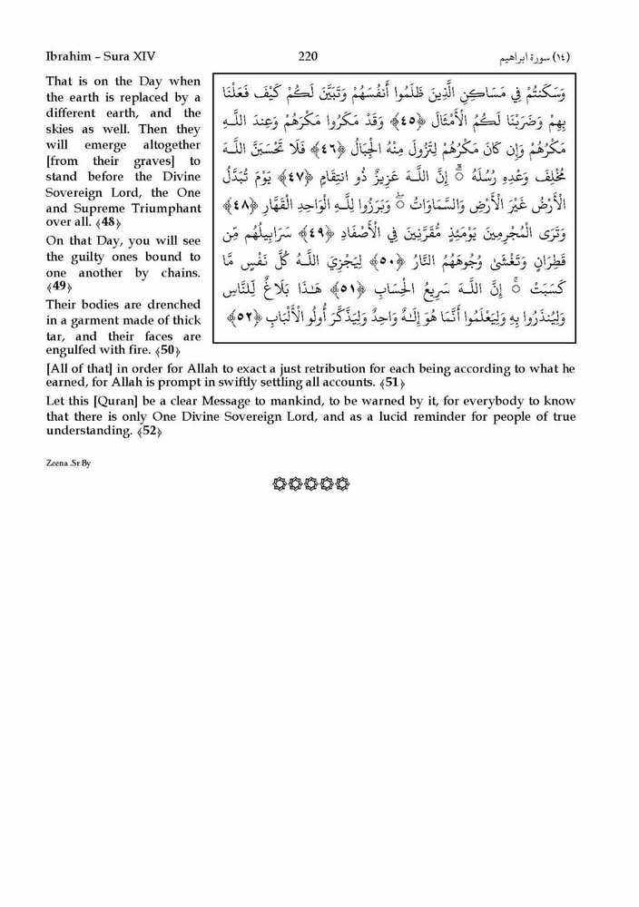 The Sacred Message Of The Glorious Quran