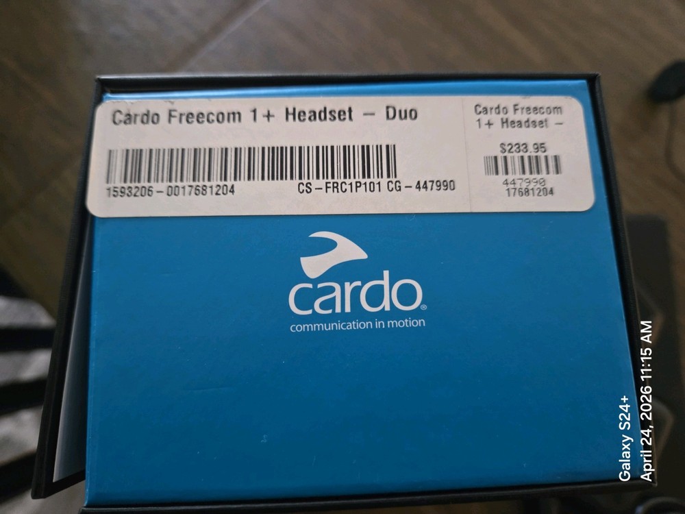 Cardo Freecom 1+ Duo Motorcycle Communication System