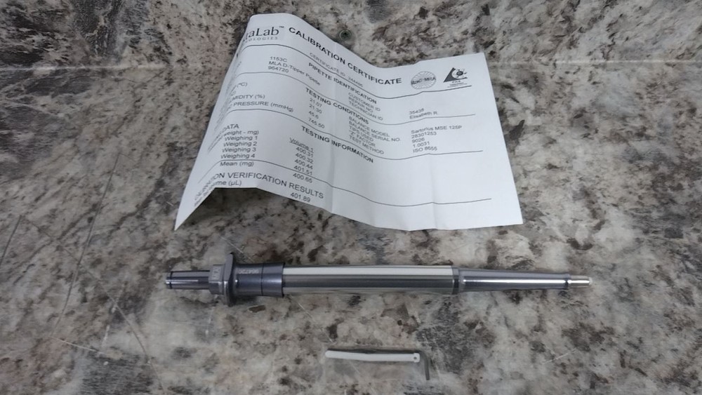 VistaLab 1153C 400 µL Maximum Volume Fixed-Volume Pipette