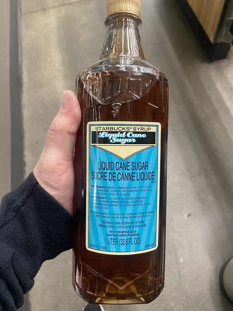Starbucks Coffee Liquid Cane Syrup