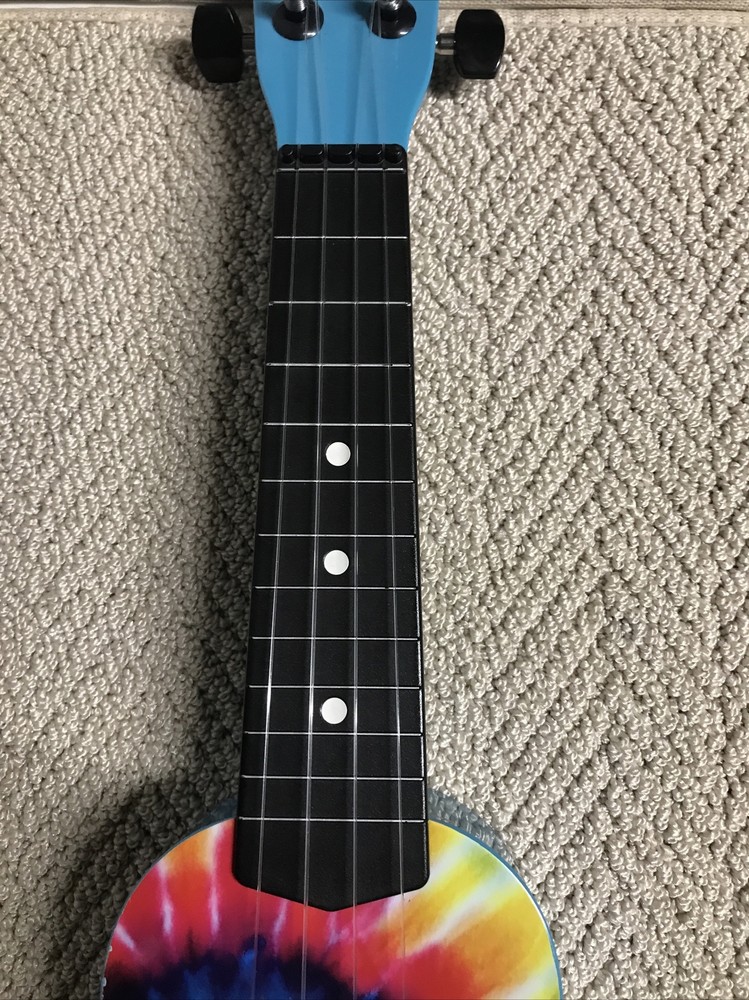 First Act Discovery Ukulele 4 string tye dye pattern No Case Instrument
