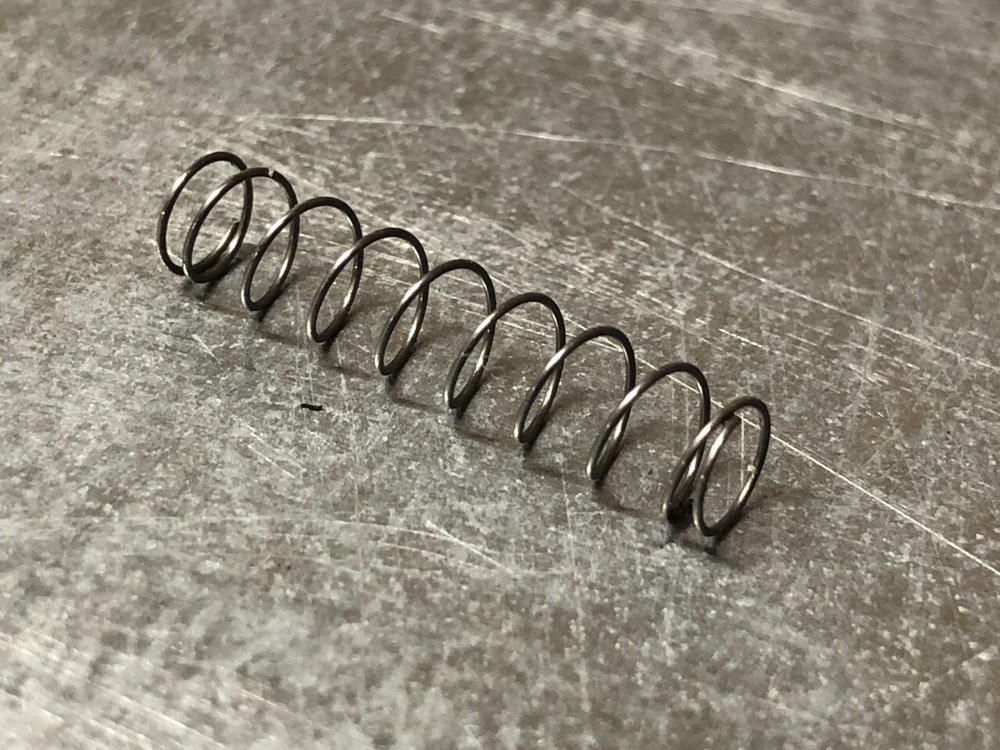Quadrajet power piston return spring  light strength for modified engine