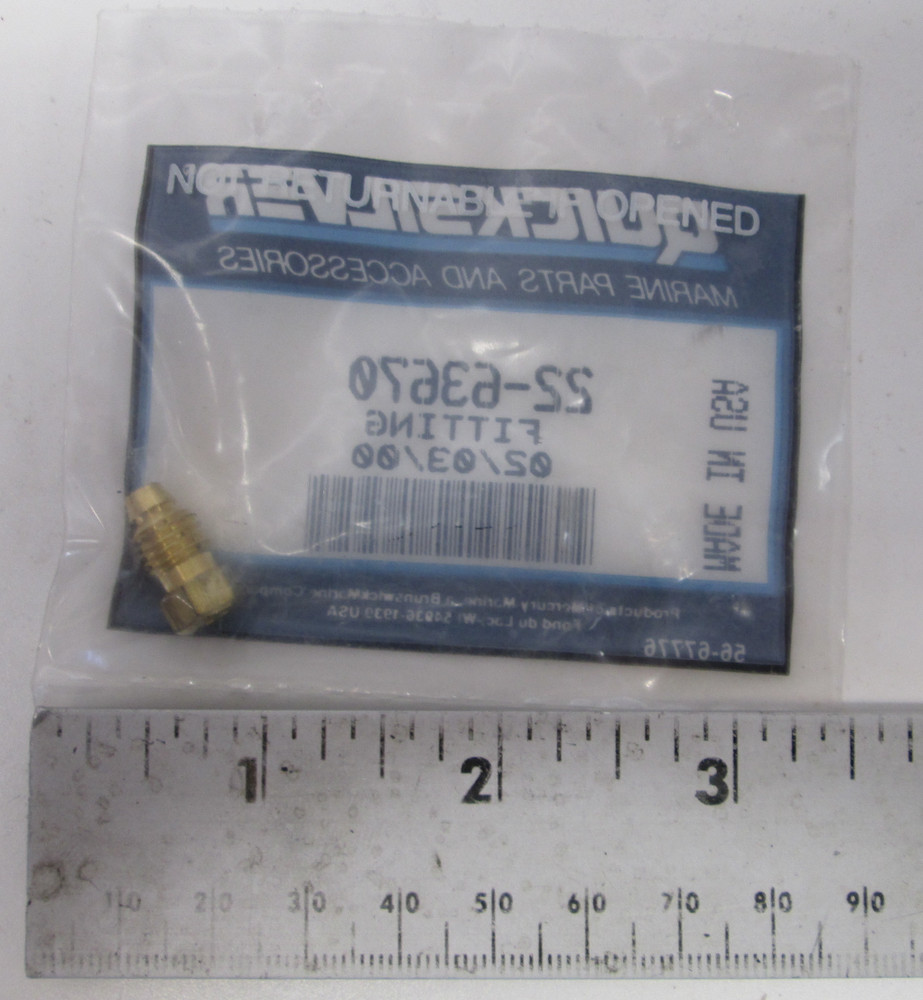 22-63670 Quicksilver Mercury Outboard Engine Fitting NLA