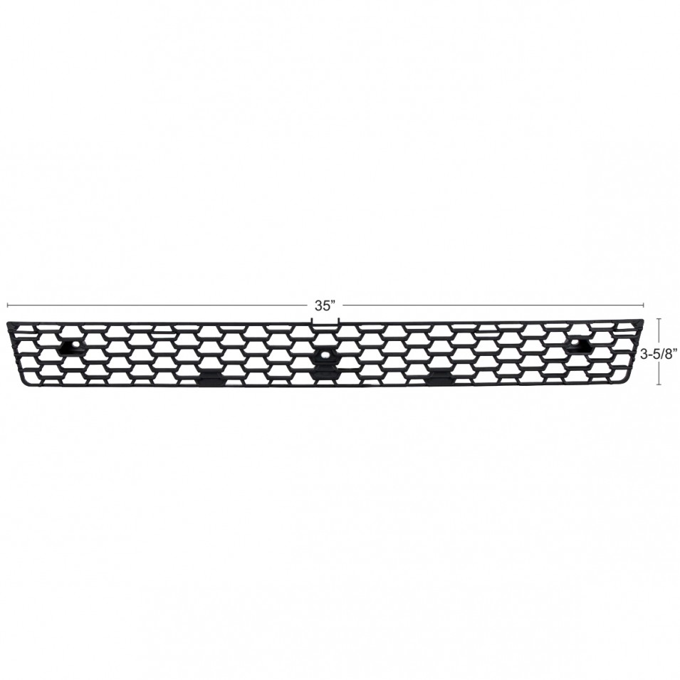Lower Mesh Grille Insert for 2018-2021 Freightliner Cascadia - Black