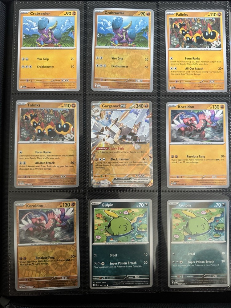 Complete Stellar Crown Base Set With Holos + EX + Energies!