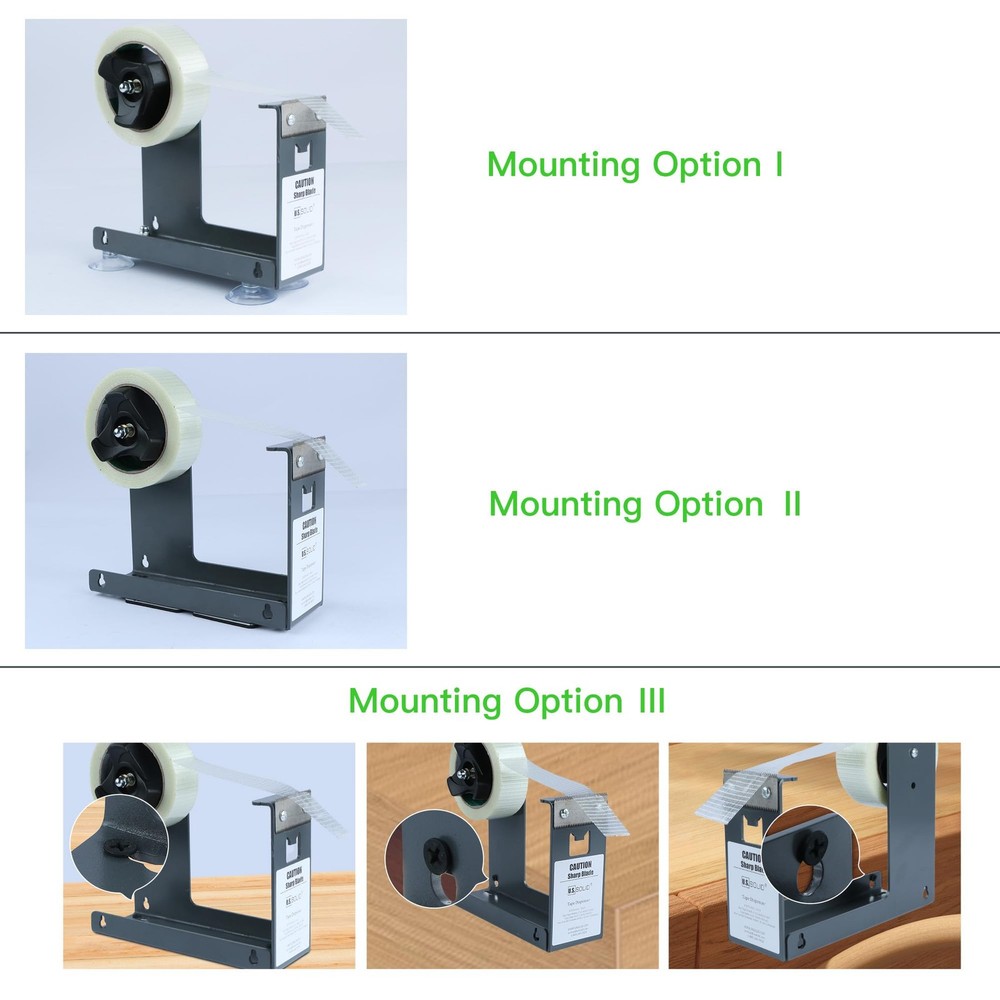 U.S. Solid Manual Tape Dispenser 2.5 in Width