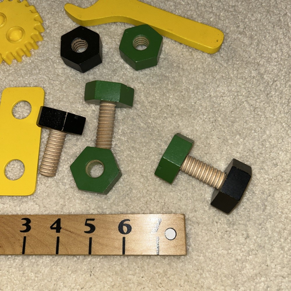 John Deere Kids Wooden Toolbox with Tools