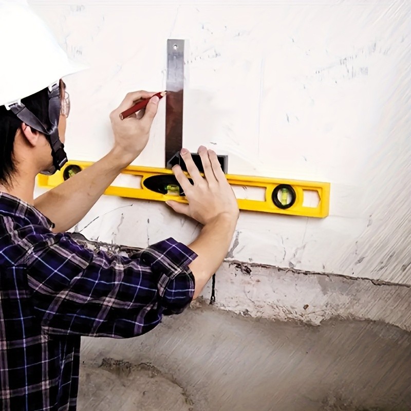 Heavy-Duty Spirit Level - Accurate Alignment for Construction & DIY Projects