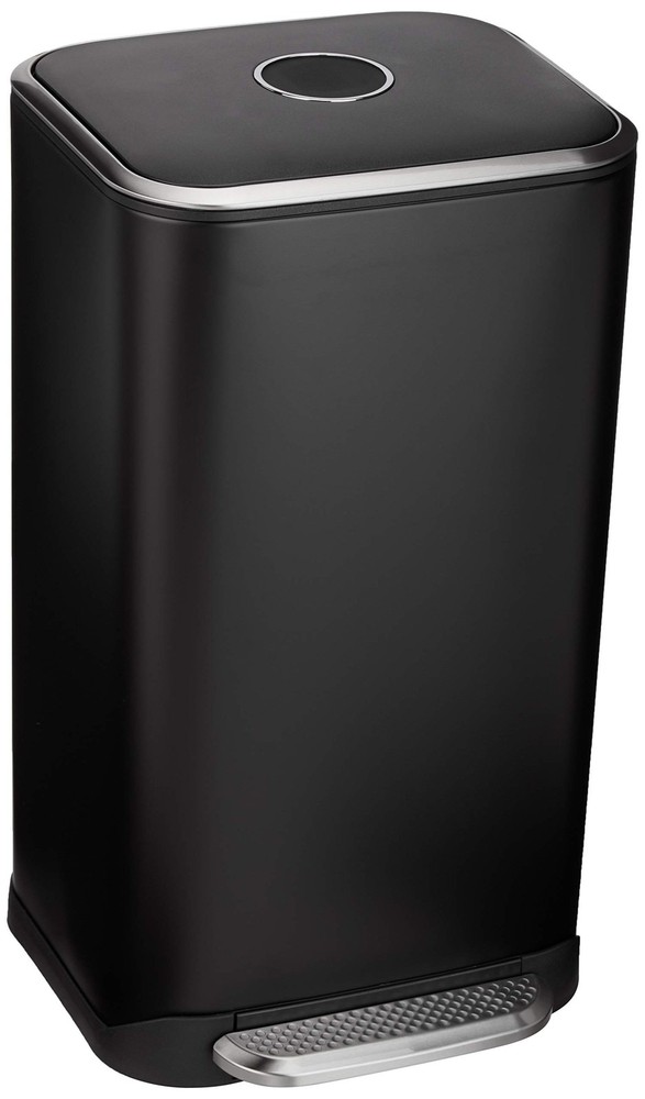 Amazon Basics 32L Trash Can Soft-Close Pedal Black