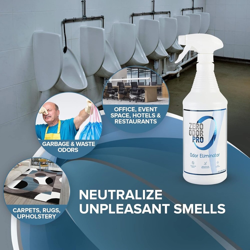 Zero Odor Pro - Commercial Strength Eliminator Odor Neutralizer, Room Deodorizer