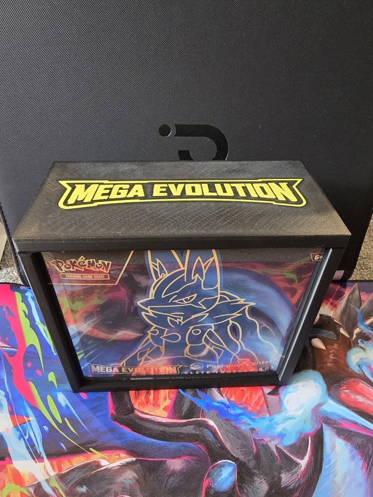 Pokemon Elite Trainer Box ETB Mega Evolution Display Case. CASE ONLY.