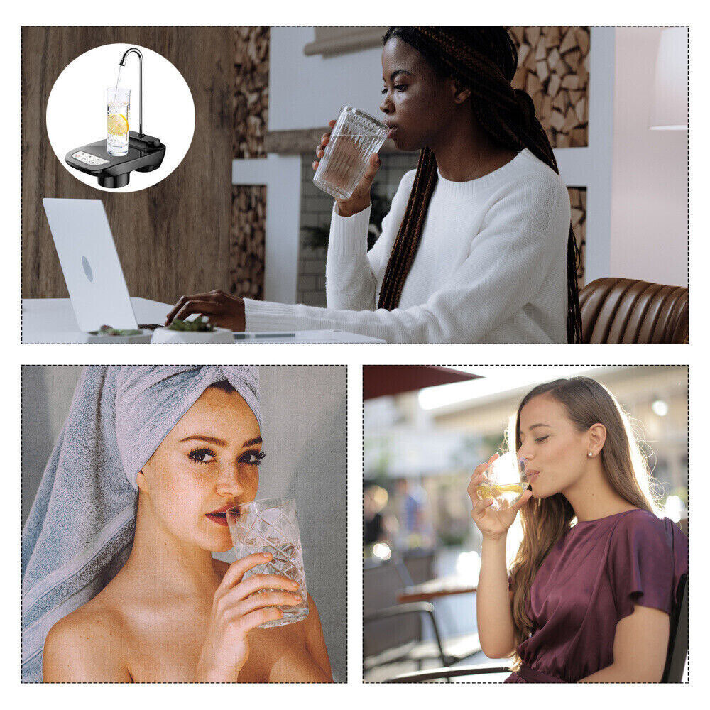 5-Gallon USB Water Bottle Jug Dispenser Automatic Universal Electric Switch Pump