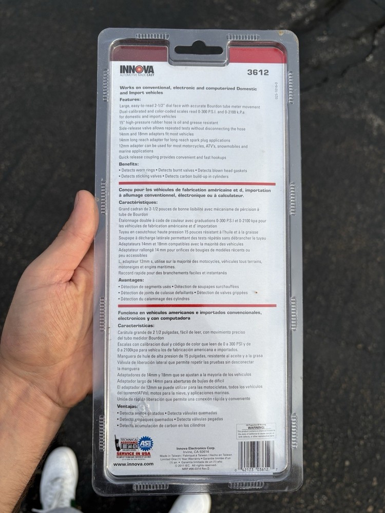 Innova 3612 Compression Tester