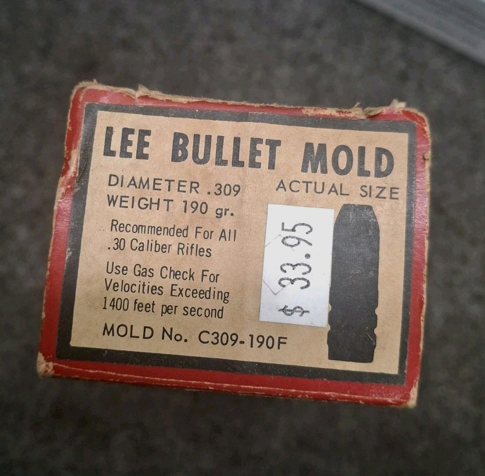 Lee Single Bullet Mold, .309/190g