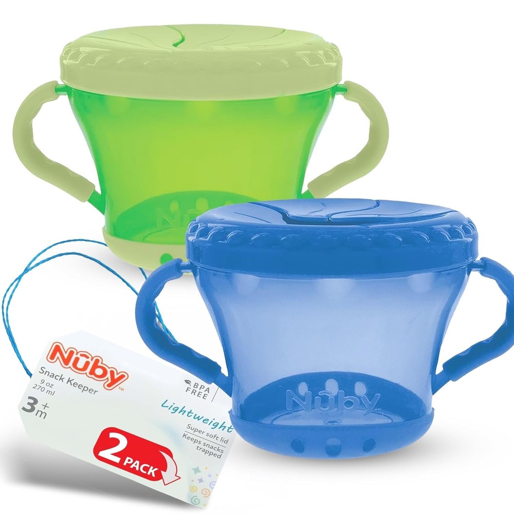 2-Pack Snack Keepers, Blue and Green