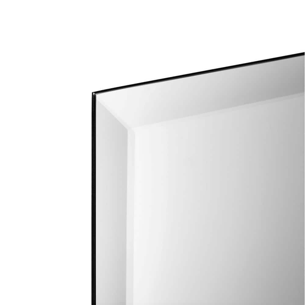 better bevel 24" W x 30" H Frameless Rectangular Beveled Edge Vanity Mirror