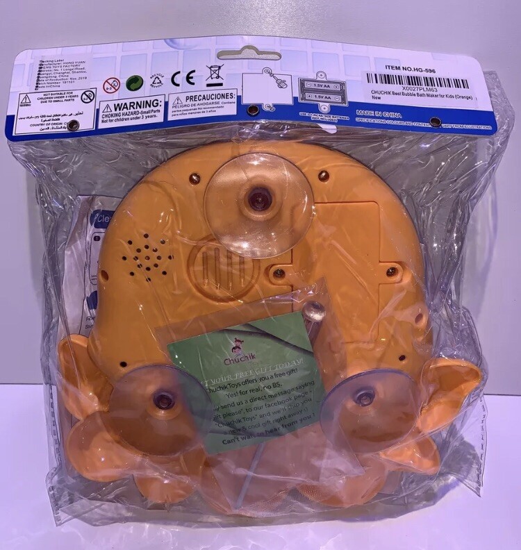 Octopus Bubble Machine