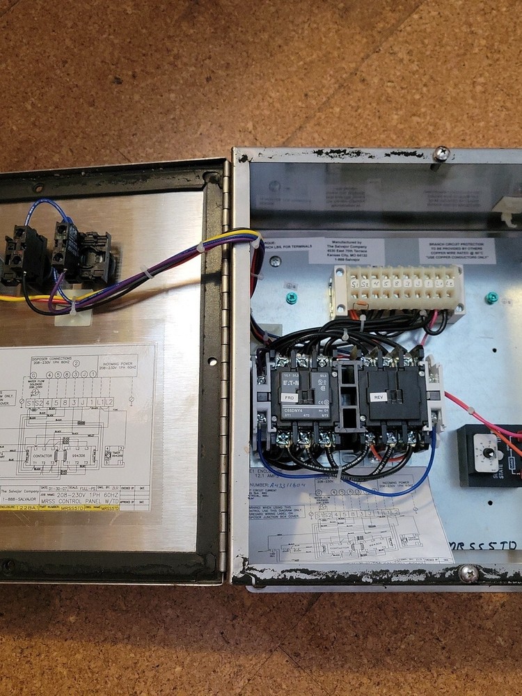 Salvajor MRSS5 Manual Reversing Control Assembly, Start/Stop MRSS