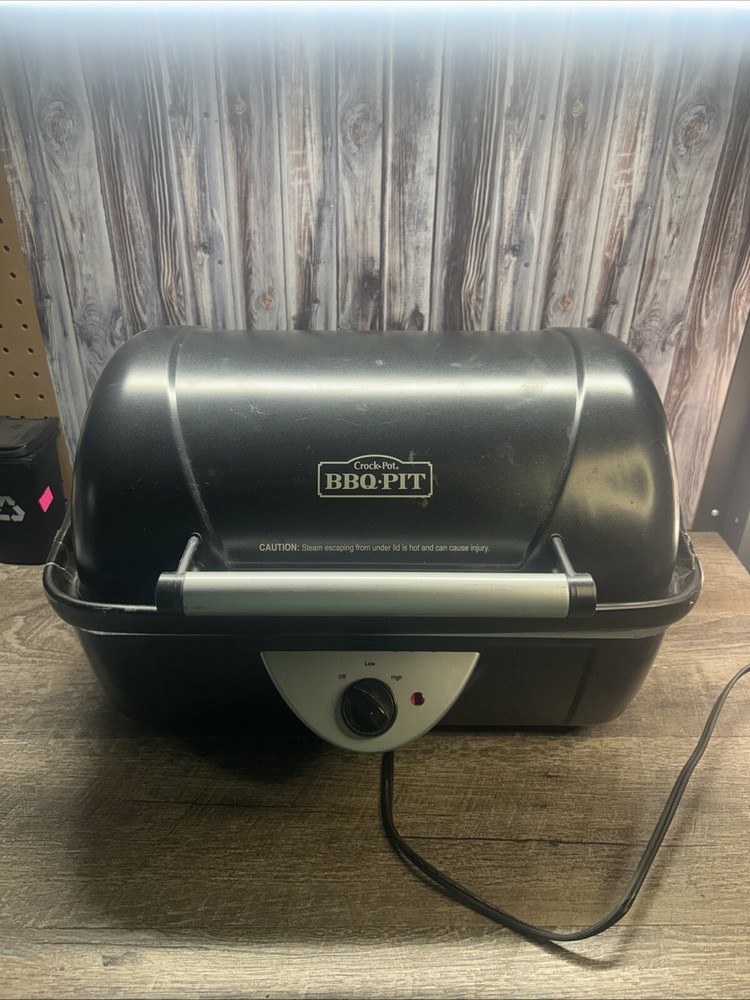 DEFECTIVE Rival Crock Pot BBQ Pit Meat Cooker Slow Cooker BB100TailgateC G3D