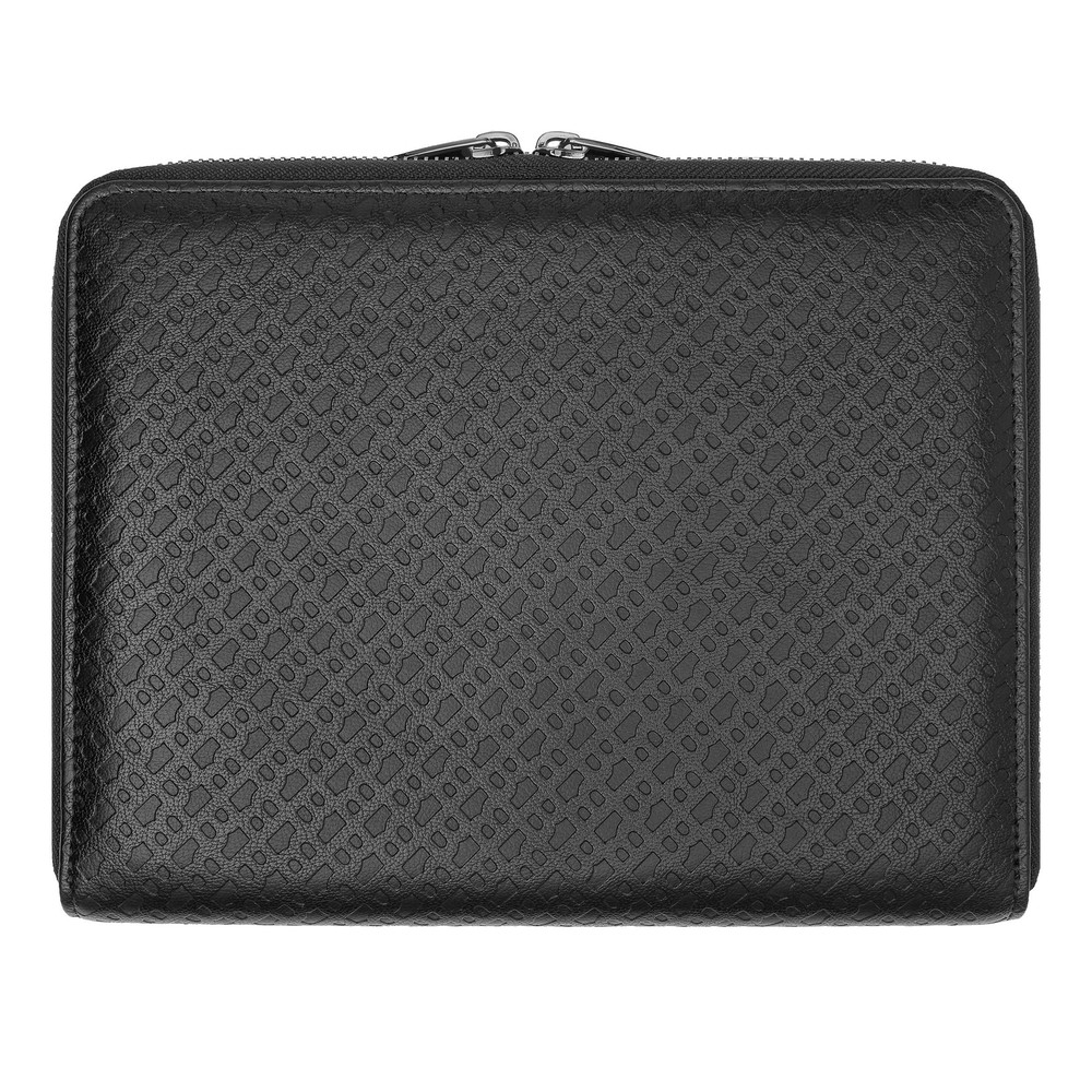 Hugo Boss Monogram Zipped Black Conference Folder A5