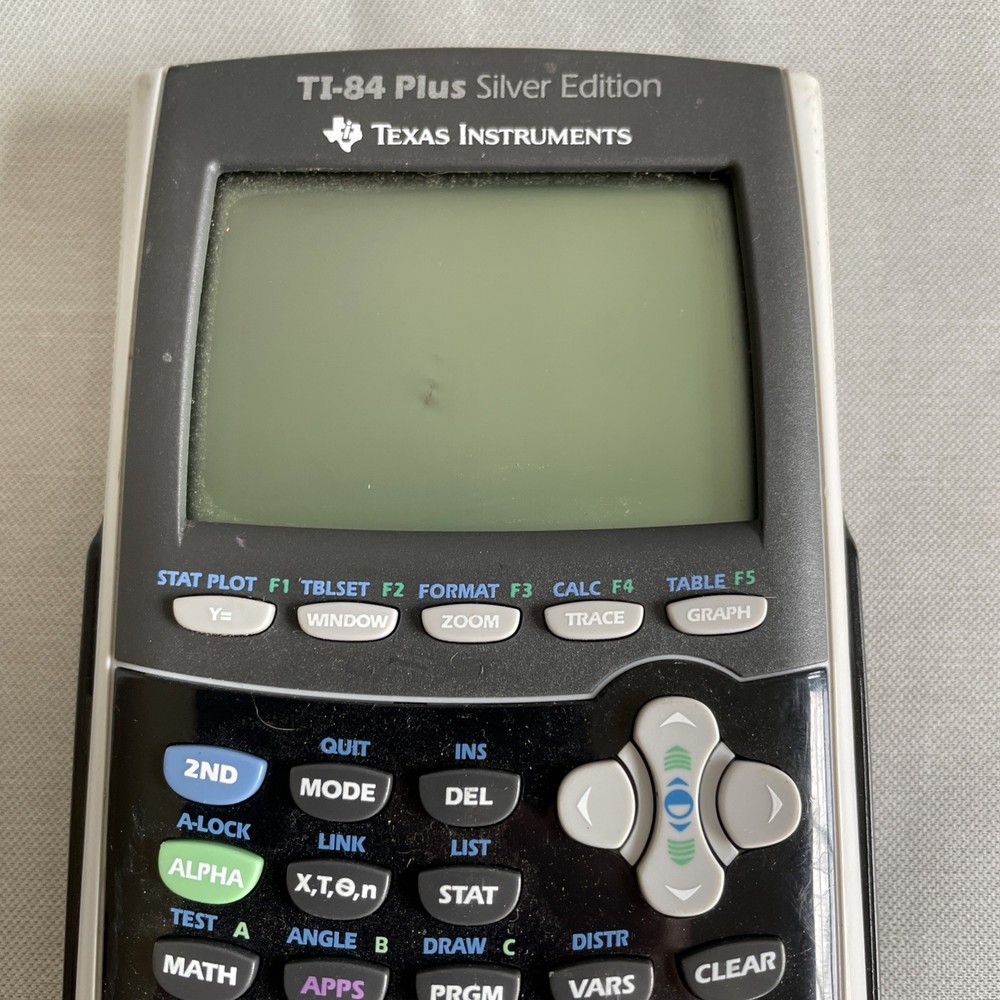 Texas Instruments TI-84 Plus Silver Edition Graphing Calculator pre-owned