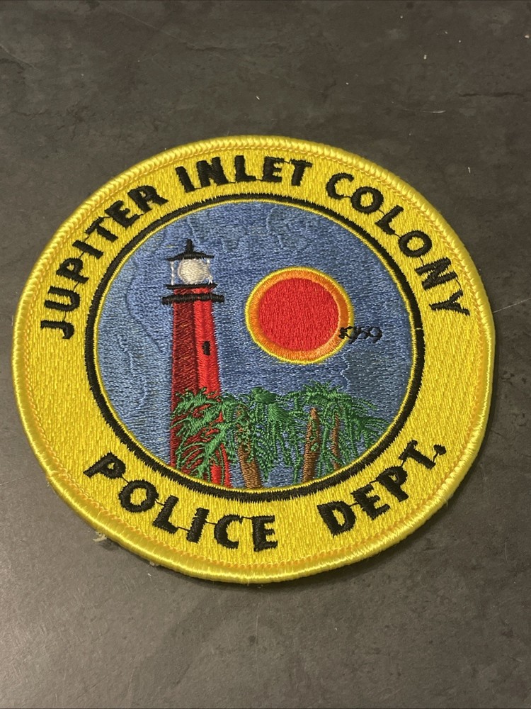Jupiter Inlet FL Police Patch 215A
