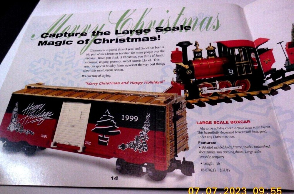 Lionel Classic Trains Catalog 1999 Volume 2