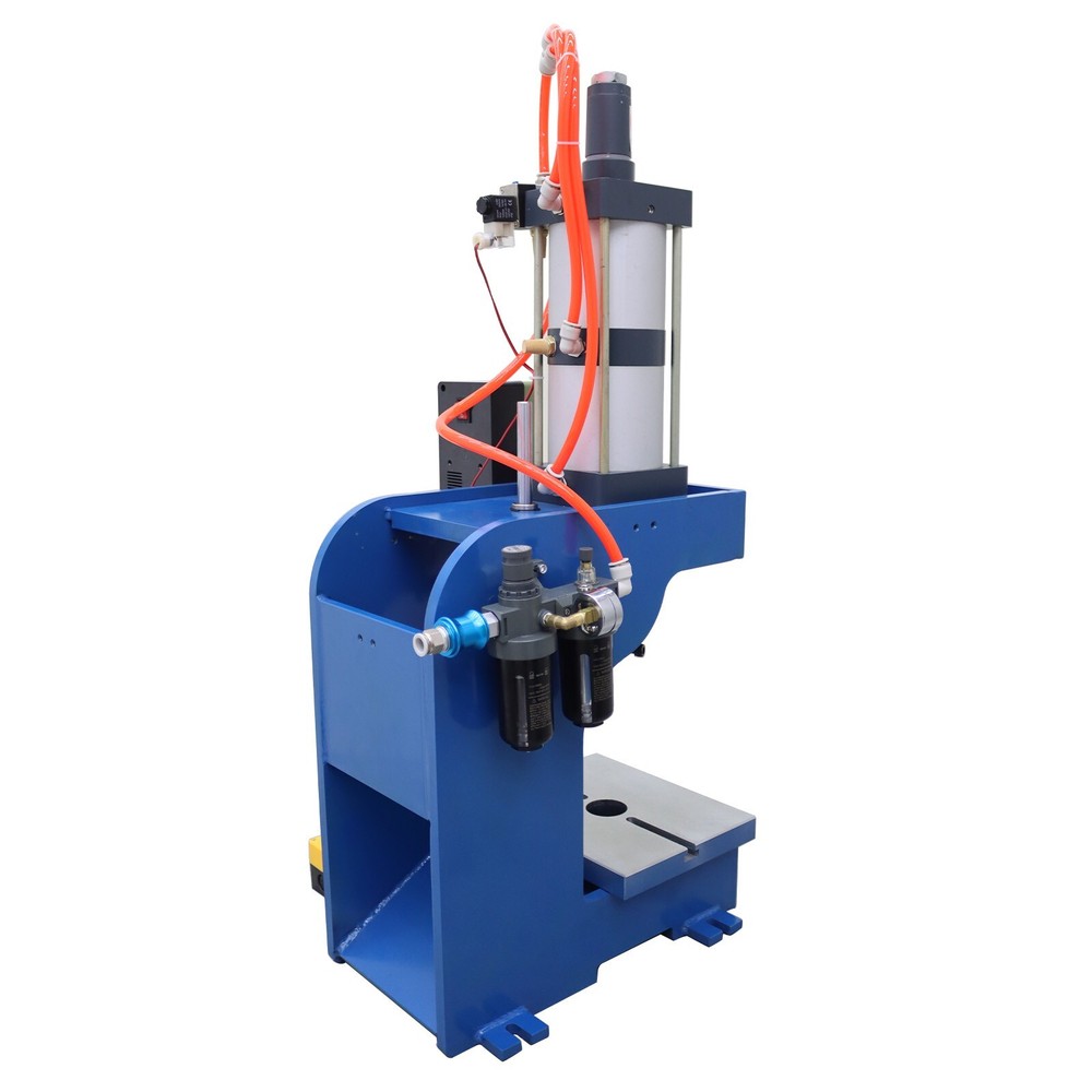 110V Pneumatic Punch Press Machine 3306lb/1500kg with Controller Double Button