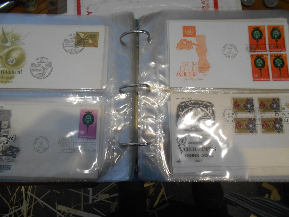 united nations first day covers 1970-80