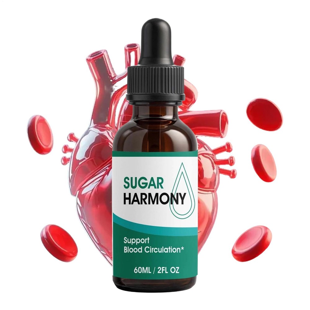 (2 Pack) Sugar Harmony Drops, SugarHarmony Maximum Strength Blood Support