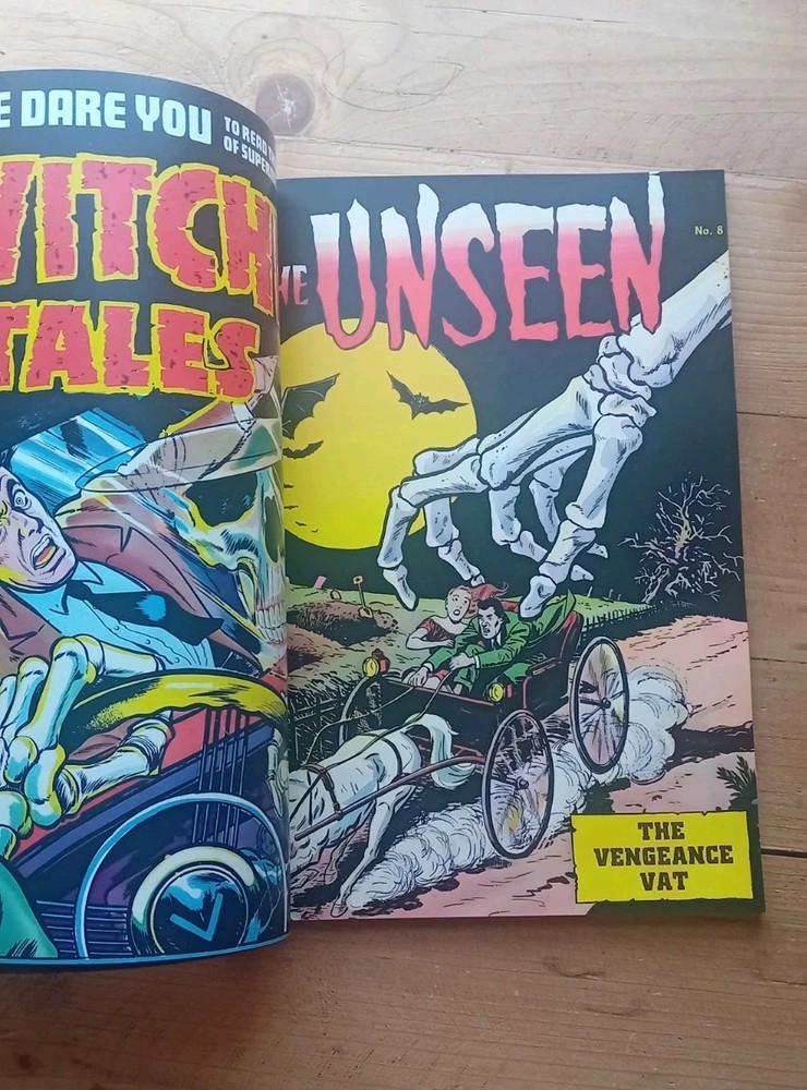 Vintage Horror Comic Bundle with prints and stickers
