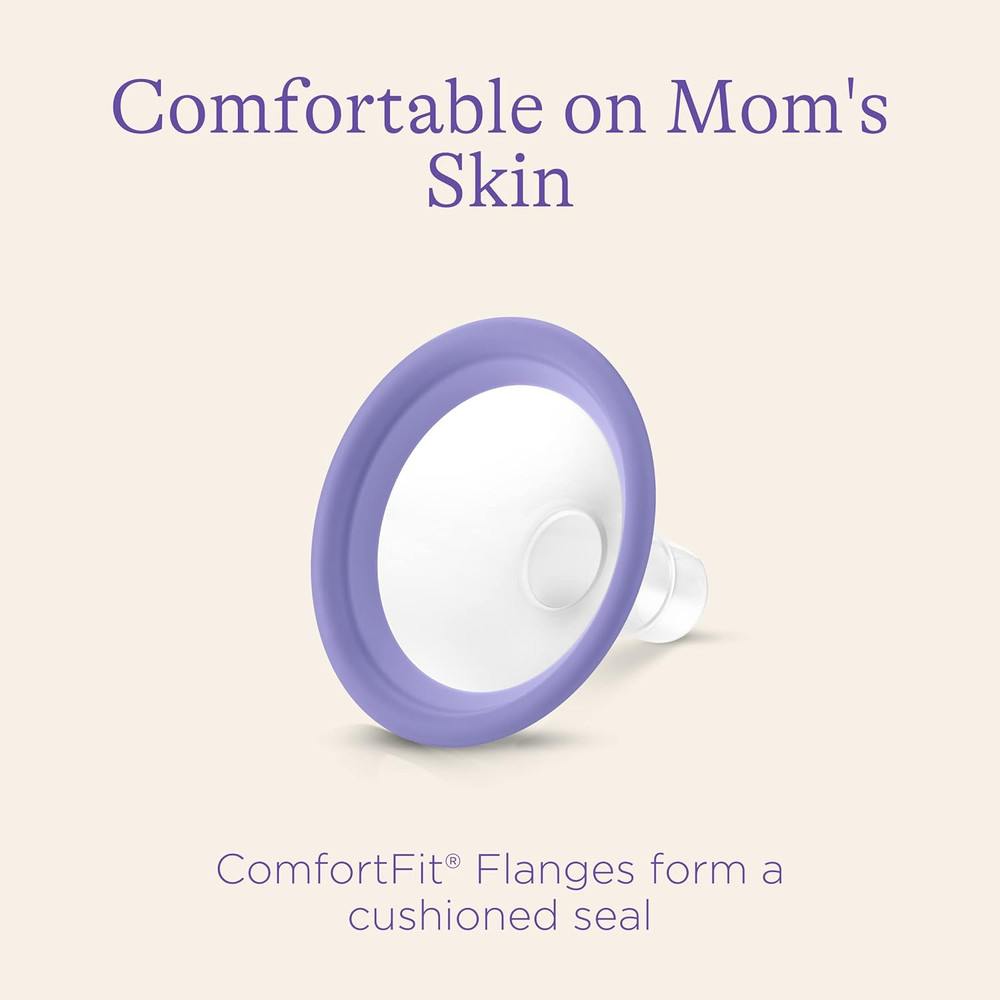 Comfortfit Breast Pump Flanges, Size 21Mm, 2 Count