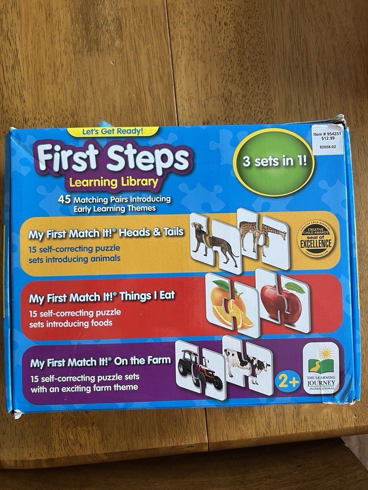 Let's Get ready! First Steps Learning Library COLLECTION Box Set (3 Sets in 1)