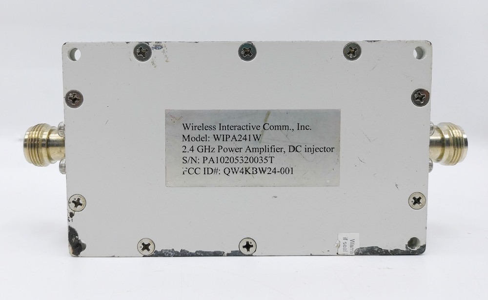 Wireless Interactive WIPA241W 2.4 Ghz 1 W Amplifier N Type Connector