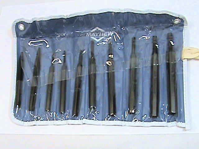Mayhew 702-K 10 Piece Assorted Punch Kit 62005