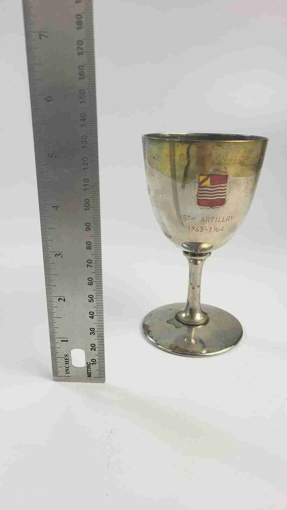 15th Artillery Retirement Cup 1964 Silver Plate