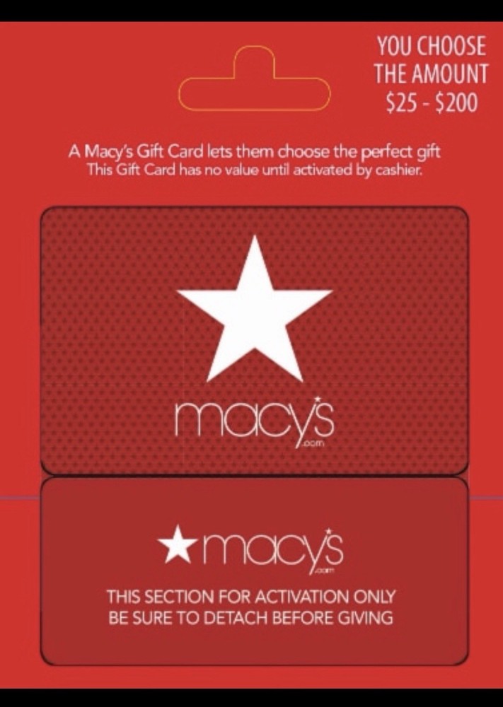 Macy's Gift Card $100