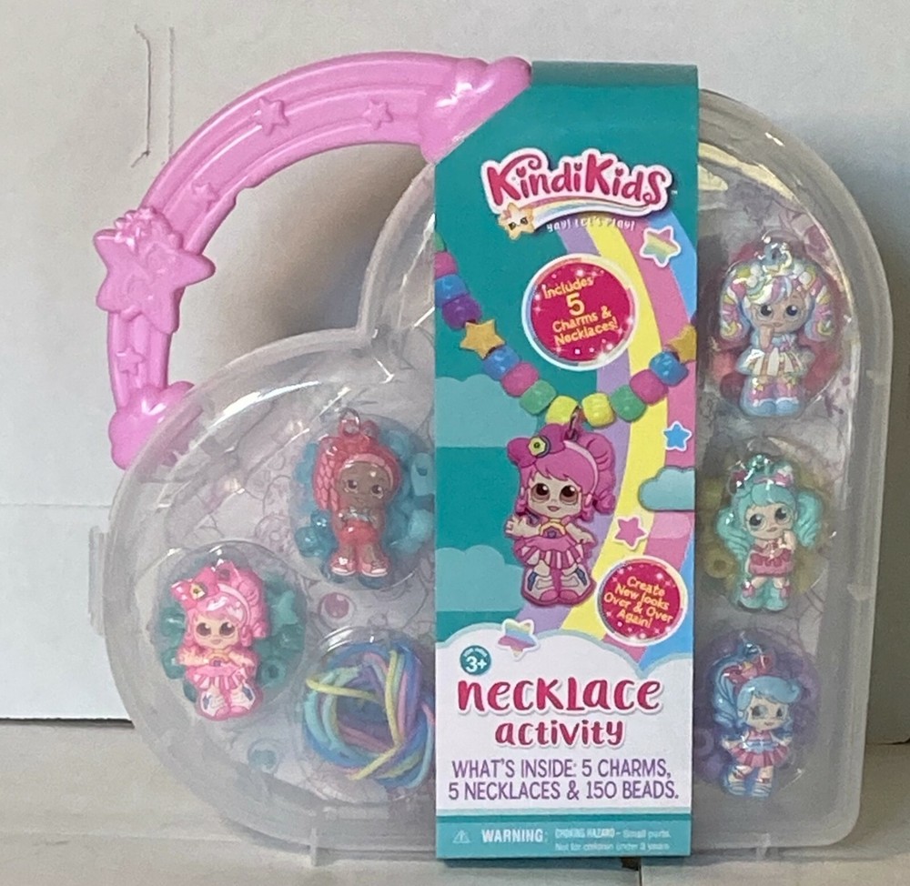 Kindi Kids Plastic Necklace Activity Set NEW