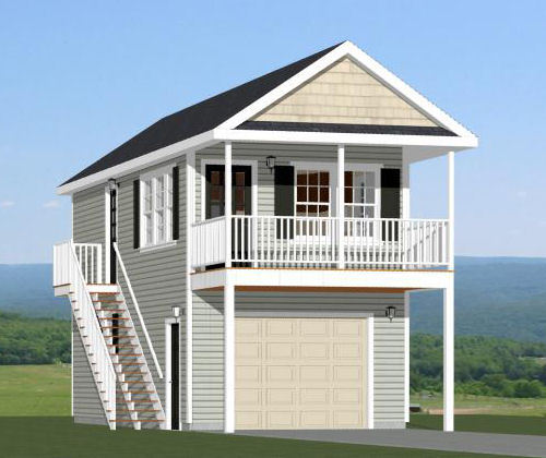 14x32 Tiny House -- 567 sq ft -- PDF FloorPlan -- Model 6E