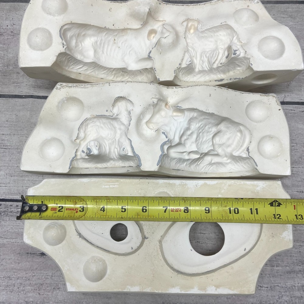 Atlantic Mold Ceramic Casting Mold Nativity Animals Figurine #A-47
