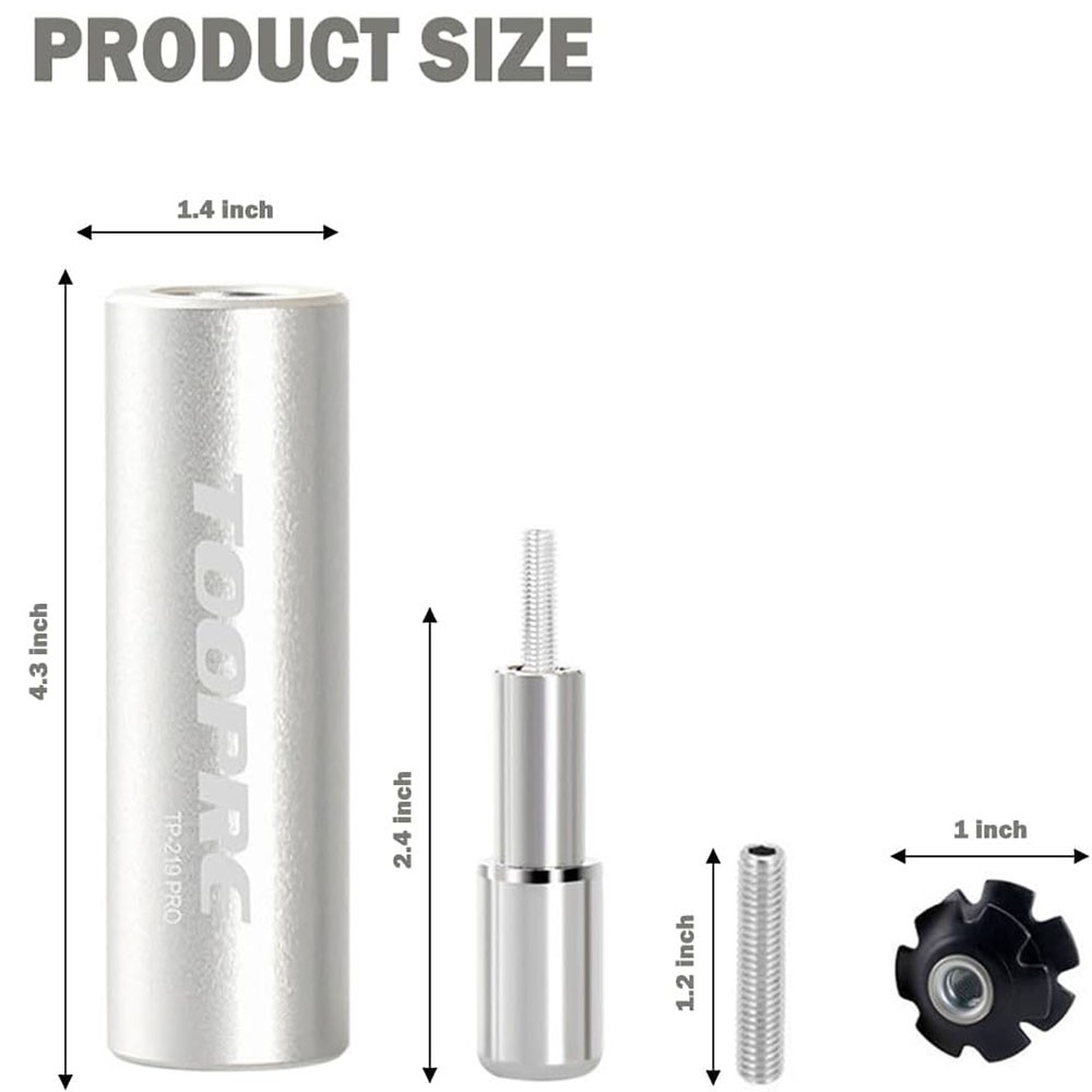 Silver Front Fork Spline Driving Tool Kit For Bikes with 3 Free Start Nut