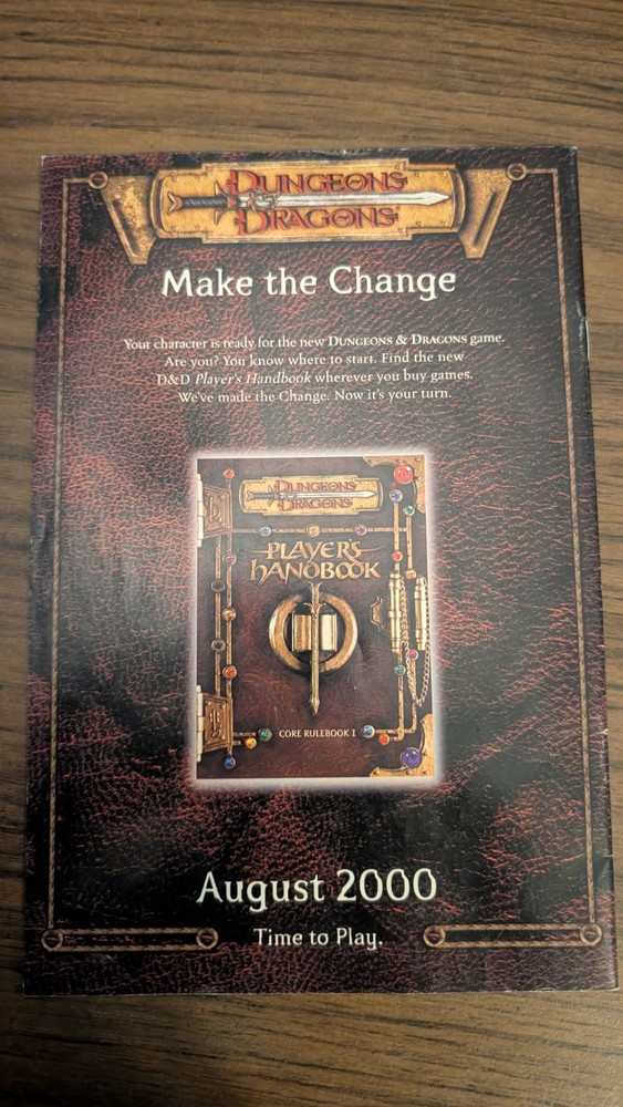 D&D 3rd Edition Conversion Manual 2000 Skip Williams WOTC