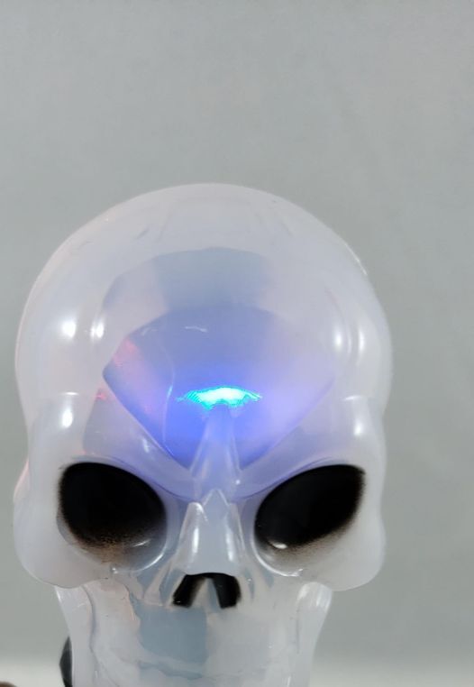 Light Up Spinner Ghost Head