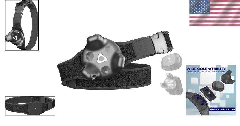 Secure and Comfortable Full Body Tracking Belt for HTC Vive - Adjustable Fit
