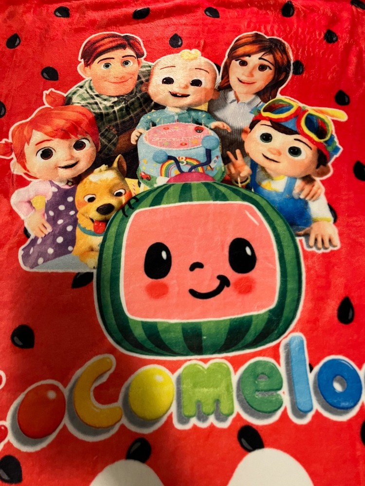 Cocomelon Soft Plush Blanket 30x42